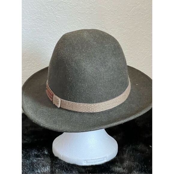 Vintage wool woolrich  Fedora Hat Mens size L  Gentleman Grandpa - Picture 4 of 5
